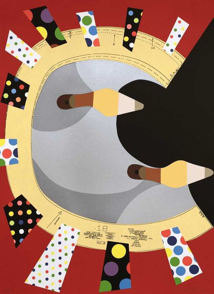 Derrick Adams, ‘Silver Lining’, 2022, Print, Silkscreen, collage, Expo Chicago, Numbered