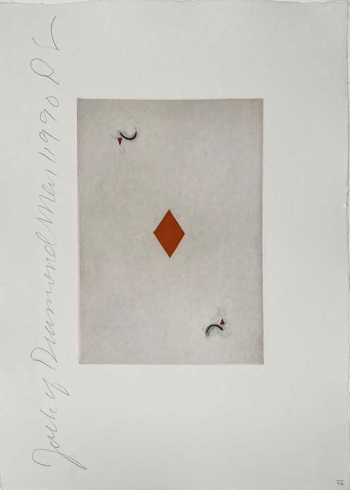 Donald Sultan, ‘Playing Card (Jack of Diamonds)’, 1990, Print, Aquatint, null, Numbered, Dated