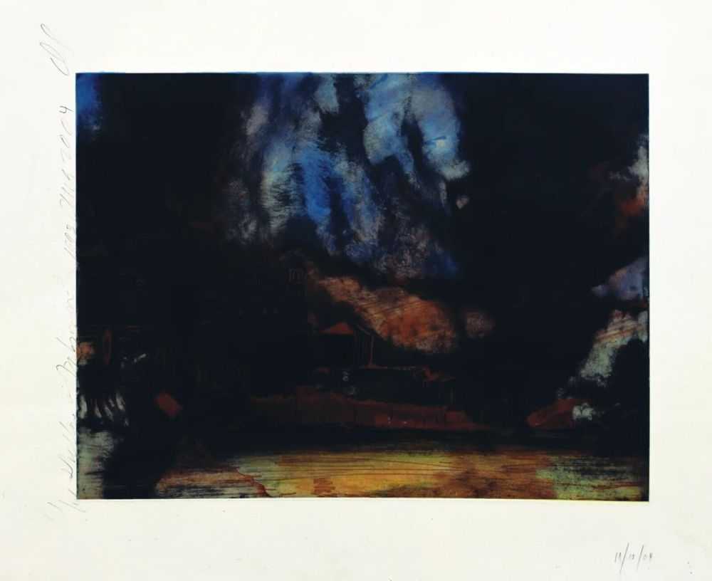 Donald Sultan, ‘The Shelling of Dubrovnik, 1993, August 2004’, 2005, Print, Engraving on Paper, null, Numbered, Dated