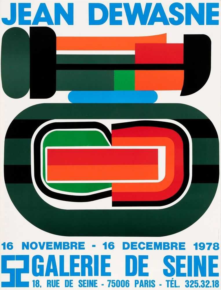 Jean Dewasne, ‘Galerie de Seine (Poster)’, 1978, Print, Print on paper, null,