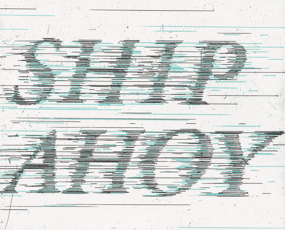 Ed Ruscha, ‘Ship Ahoy’, 2023, Print, Hard ground etching printed in black and blue, Crown Point Press,