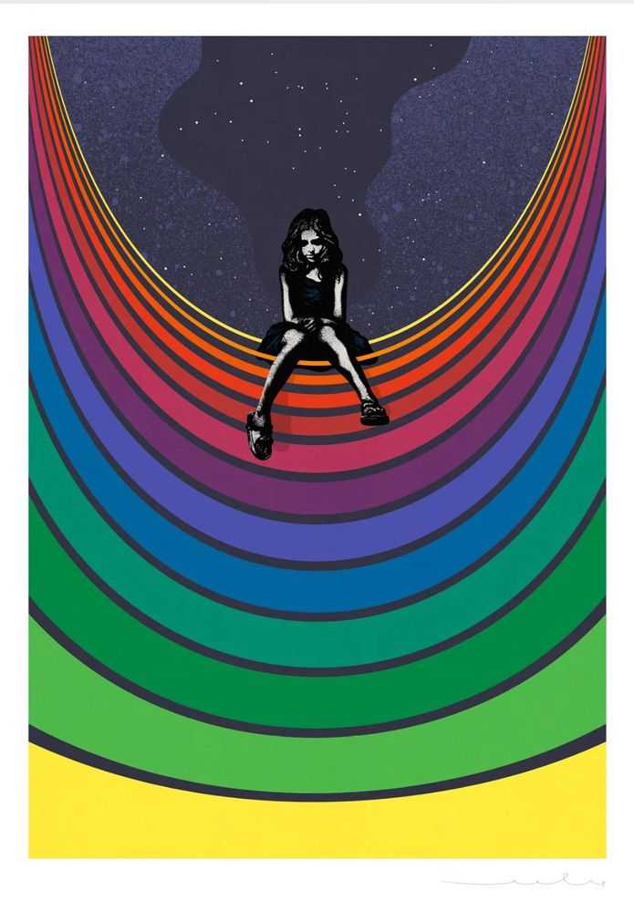 Eelus, ‘Gravity of Youth (Hand Finished Edition)’, 2023, Print, 16 colour screenprint, spray paint, acrylic paint, null, Numbered, Handfinished