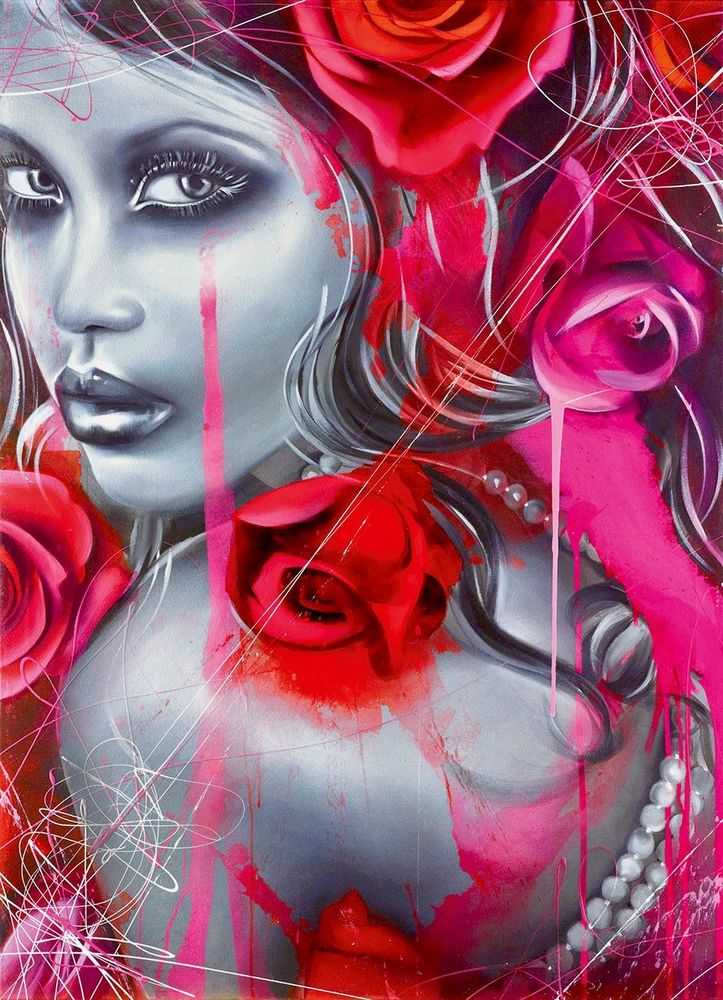 Emma Grzonkowski, ‘Crimson Enigma’, 2015, Print, Fine art print, Castle Fine Art, Numbered, Framed