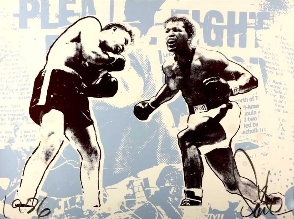 Faile, ‘Fight Vanity’, 05-06-2008, Print, Silkscreen on Lenox 100 paper, Paper Monster, Numbered