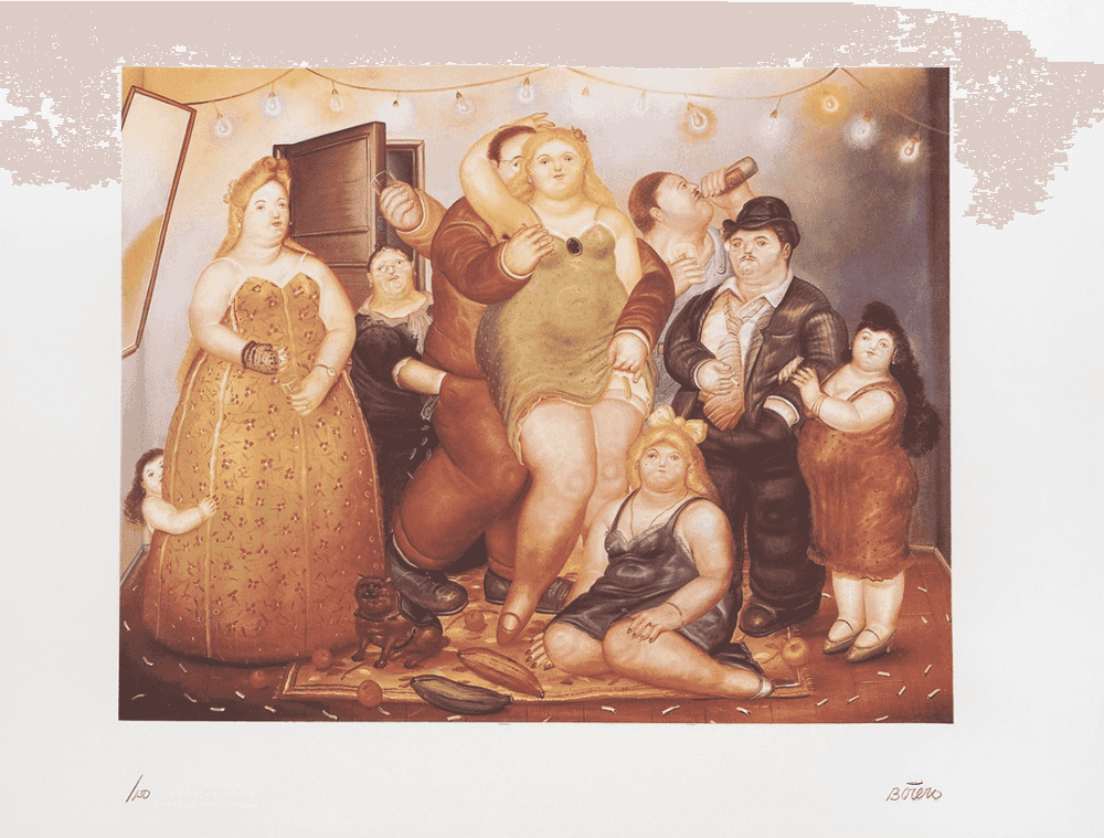 Fernando Botero, ‘Nuit’, 1976, Print, Lithograph in colours on wove paper, null, Numbered