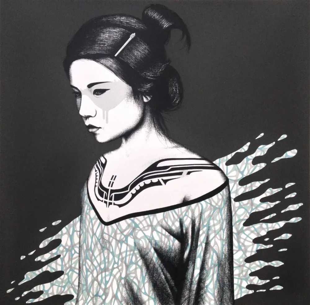 Fin DAC, ‘Tanana (Silver)’, 16-09-2014, Print, 5 layer screenprint on Somerset Velvet 280gsm, Pretty Portal, Numbered