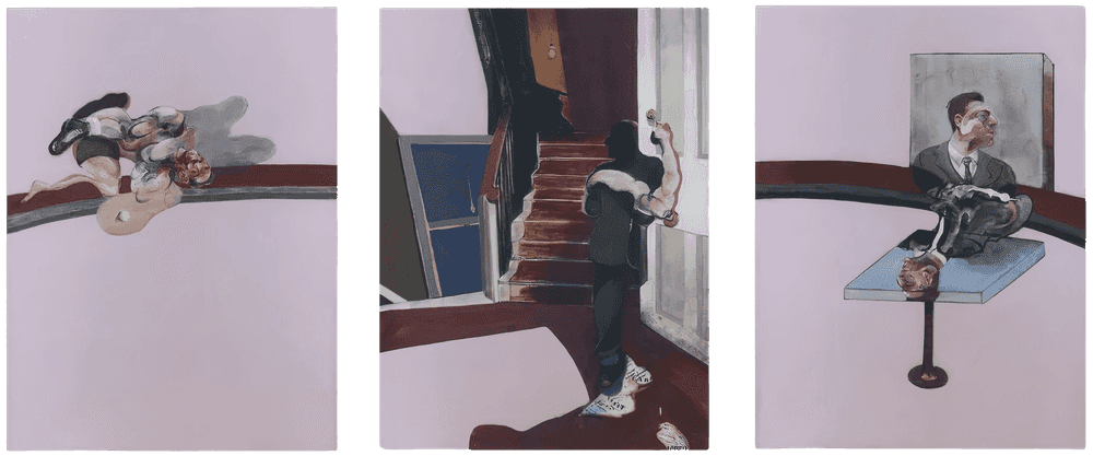 Francis Bacon, ‘Q6A In Memory of George Dyer (Large Triptych)’, 2016, Print, Diasec-mounted Giclée print on aluminium panel, Heni, Numbered