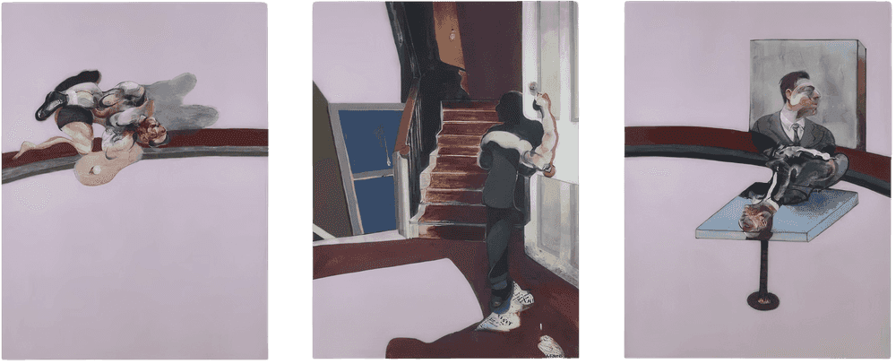Francis Bacon, ‘Q6B In Memory of George Dyer (Small Triptych)’, 2016, Print, Diasec-mounted Giclée print on aluminium panel, Heni, Numbered