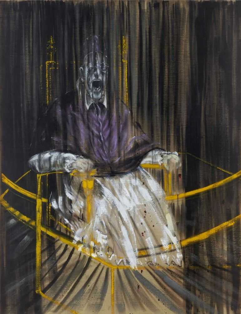 Francis Bacon, ‘Study after Velázquez's Portrait of Pope Innocent X’, 2026, Print, Giclée direct print on aluminium composite panel, Heni Editions,