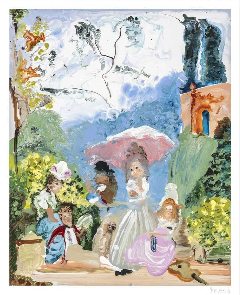 Genieve Figgis, ‘Summer Garden (after Nicolas Lavreince)’, 2024, Print, Archival pigment print on cotton paper, null, Numbered