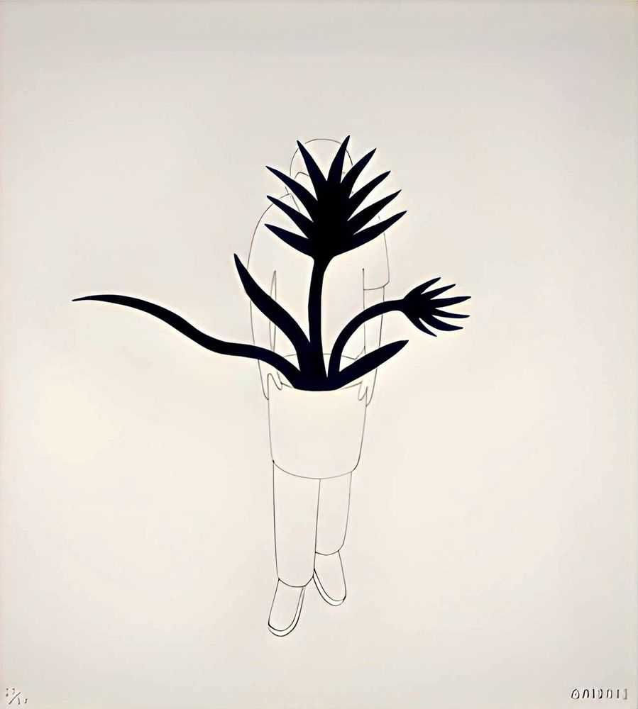 Geoff McFetridge, ‘Trancelike Repetitive And Improvised’, 16-05-2018, Print, Giclee Print, Exhibition A, Handfinished