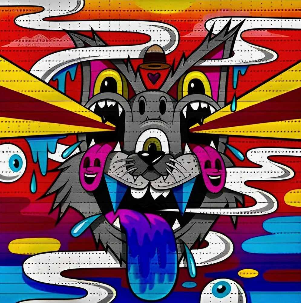 Greg Mike, ‘Nine Lives To Live (Blotter Edition)’, 20-04-2020, Print, Giclee Print, 1xRUN,