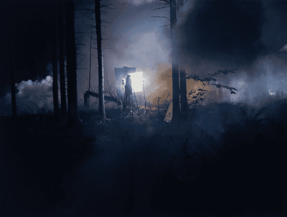 Gregory Crewdson, ‘Production Still (Man in the Woods #2)’, 2003, Photography, Digital C-print, null, Numbered