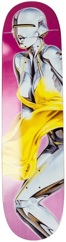 Hajime Sorayama, ‘Sexy Robot 03 (Skateboard)’, 2018, Collectible, 100% wood with truck fastening holes, Medicom Toy,