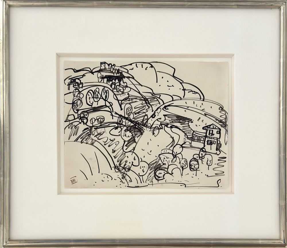 Hans Hofmann, ‘Untitled (landscape)’, 1935, Print, India Ink on paper, null, Dated
