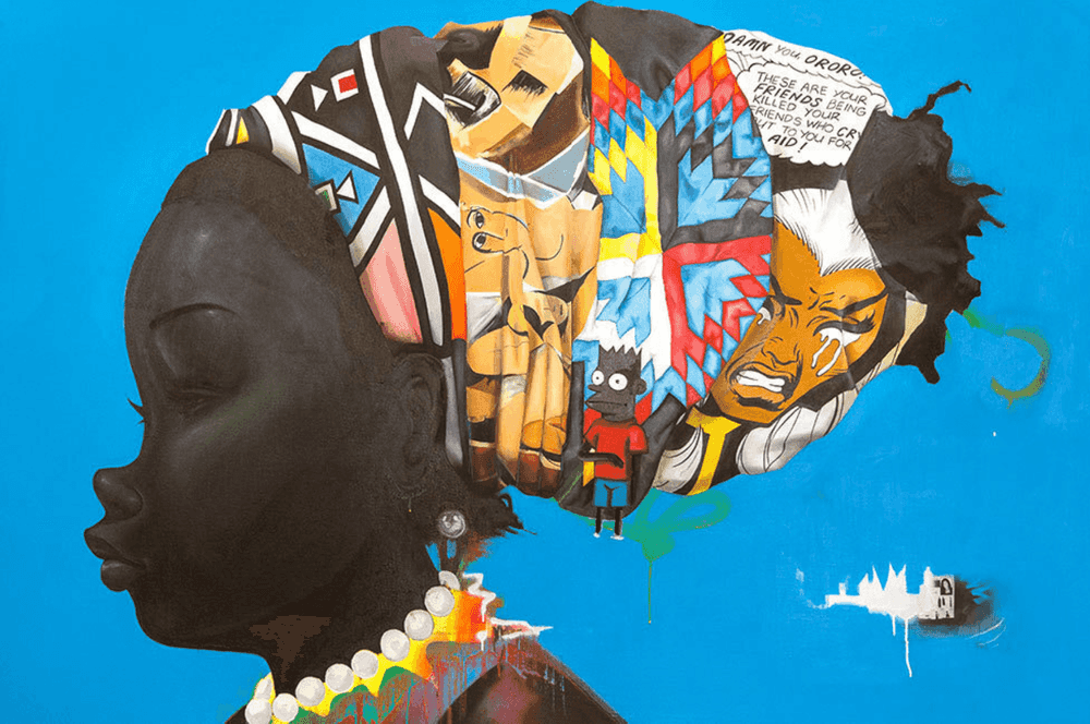 Hebru Brantley, ‘Darker Than The Colour Of My True Love's Hair (Dark But Not Bleak)’, 2018, Print, Pigment on 320gsm Museum Cotton Rag Smooth paper, Self-released, Numbered