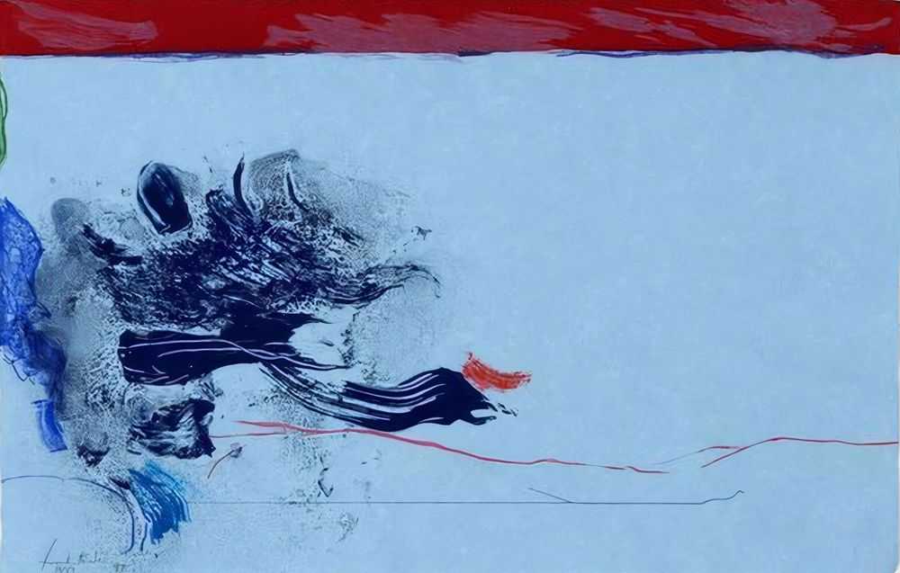 Helen Frankenthaler, ‘In The Wings’, 1987, Print, Intaglio, planographic colour etching, soft ground etching, sugar lift etching, aquatint and lithograph, Tyler Graphics, Numbered