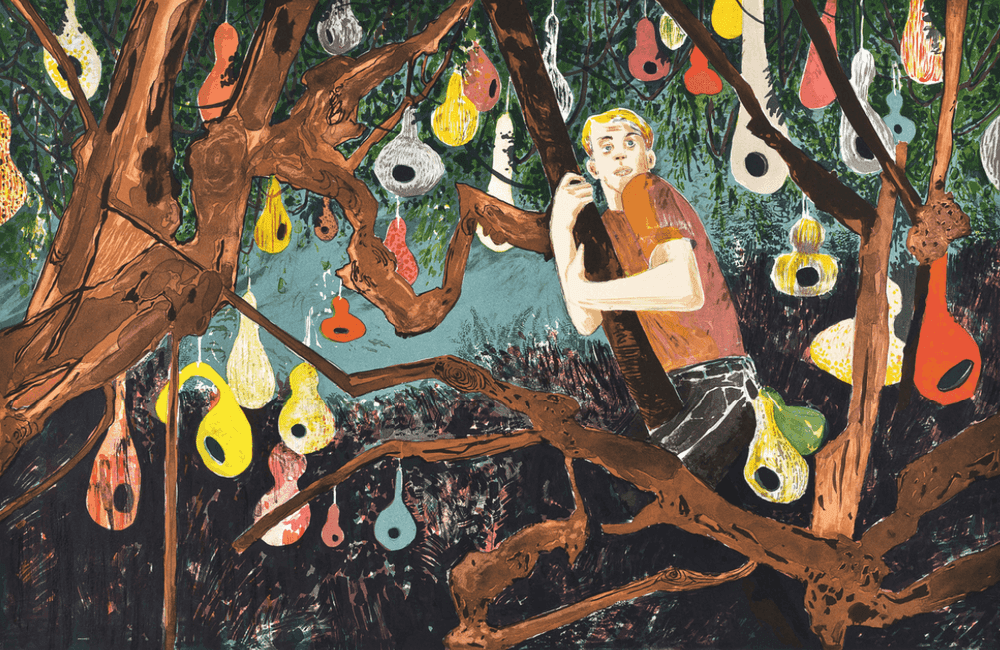Hernan Bas, ‘The Gourd Nest Hanger’, 2010, Print, Lithograph, null, Numbered