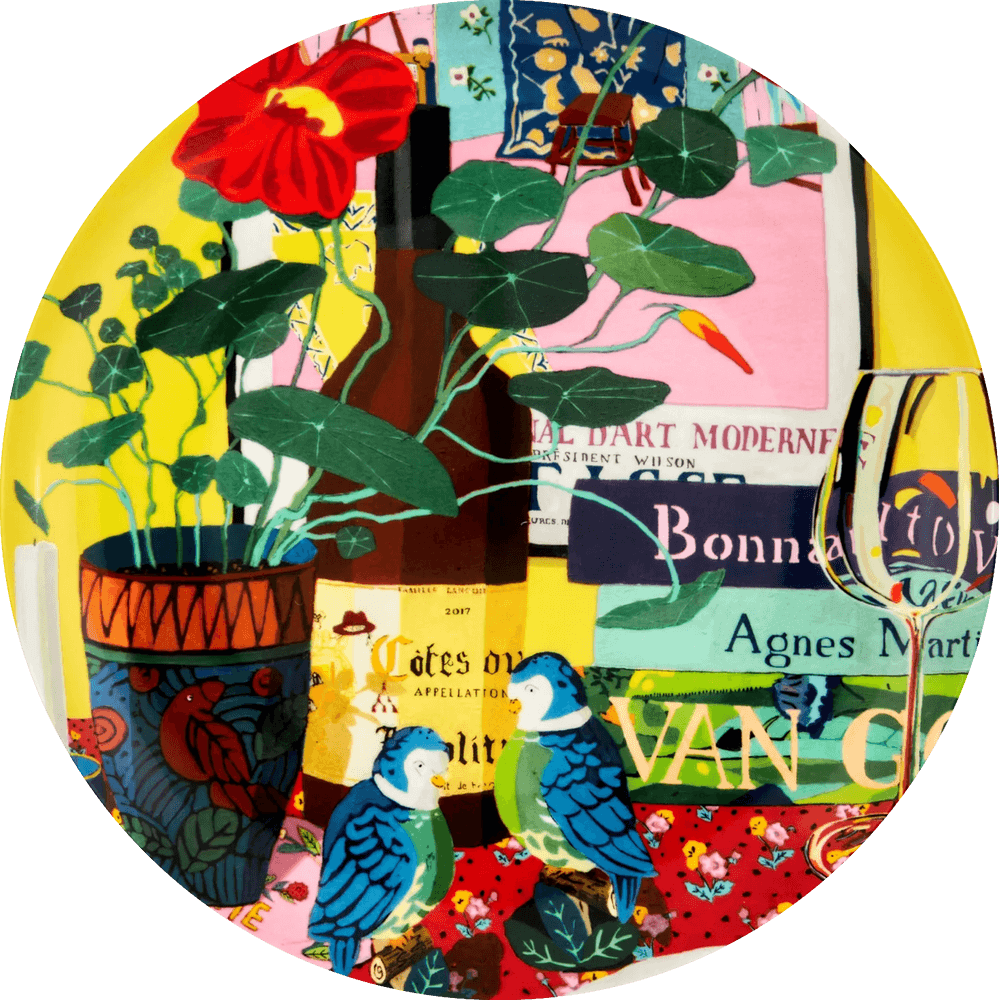 Hilary Pecis, ‘Artist Plate Project 2021 (Hilary Pecis - Nastartium)’, 2023, Collectible, Fine bone china, Artware Editions,