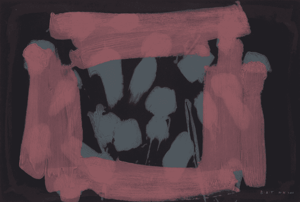 Howard Hodgkin, ‘Black Blush’, 2015, Print, Carborundum relief with hand-colouring on Velin Arches Noir 250gsm paper, null, Dated