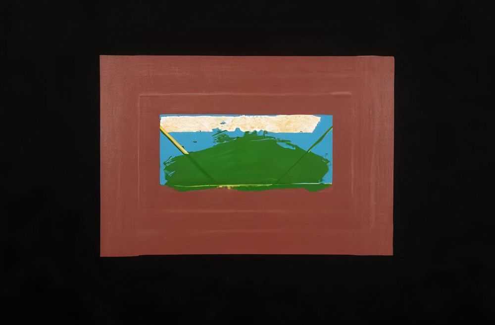 Howard Hodgkin, ‘Indian View G’, 1971, Print, Screenprint in colours on J Green paper, Leslie Waddington Prints, Numbered, Dated