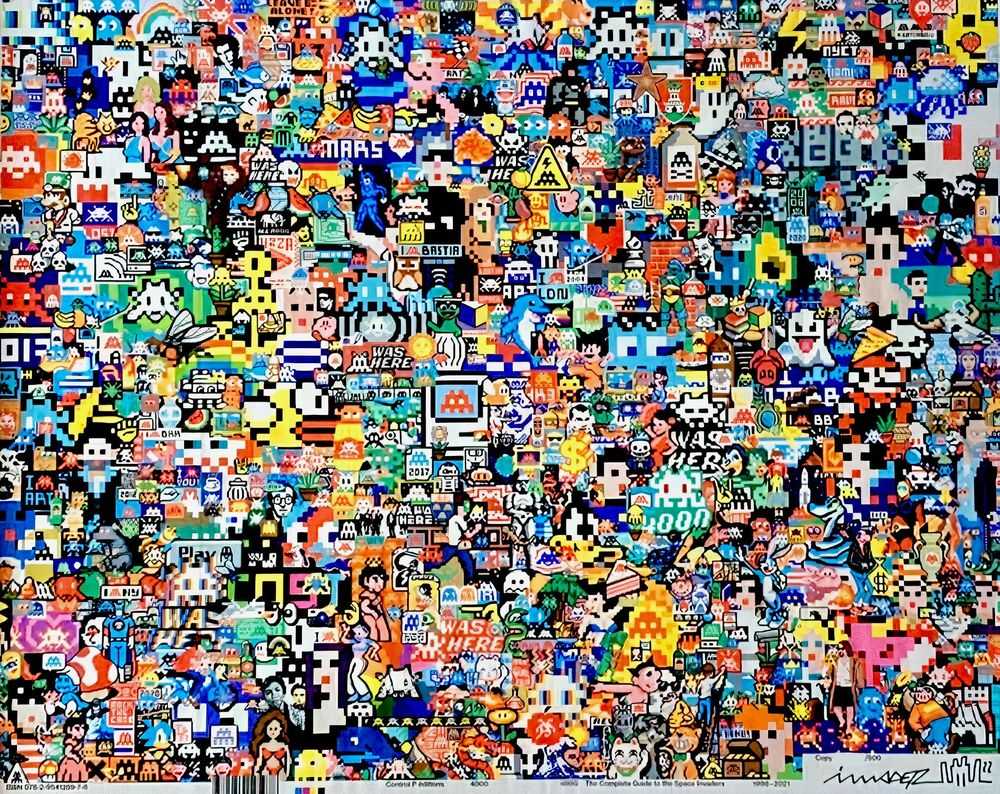 Invader, ‘4000 The complete guide to the Space Invaders 1998 - 2021 (Signed Edition)’, 2023, Book, 1024 page book, Self-released, Numbered