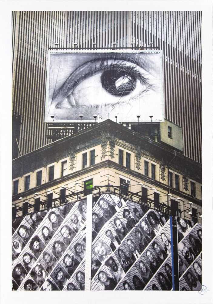 JR, ‘Inside Out, Times Square, Close Up, USA, 2013’, 2021, Print, 7 colours lithography printed with Marinoni machine on white BFK Rives 270gsm, Social Animals, Numbered, Dated