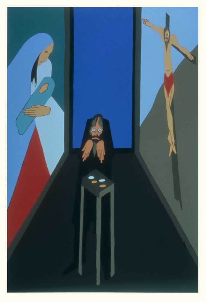 Jacob Lawrence, ‘No. 14 John Brown collected money from sympathizers and friends to cary out his plans (The Legend of John Brown Series)’, 1977, Print, Colour screenprint on Domestic Etching paper, The Detroit Institute of Arts, Numbered