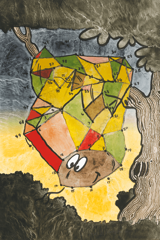 Jake & Dinos Chapman, ‘The Lisper Lisps, The Stutterer Stutters, The Dyslexic Disleksiks II’, 05-12-2014, Print, 7 colour lithographic print on velin Arches 300 gsm cotton paper
, White Cube, Numbered
