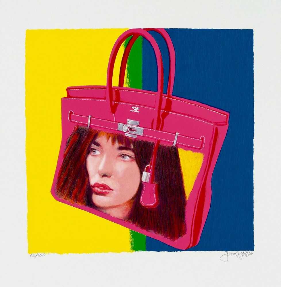 James Francis Gill, ‘Birkin Bag’, 2019, Print, Serigraph, Castle Fine Art, Numbered, Framed