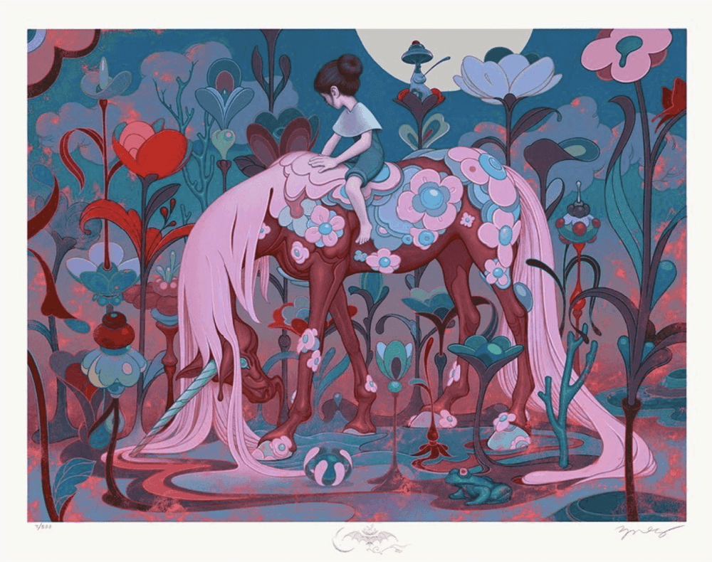 James Jean, ‘Traveler (Dusk)’, 13-09-2019, Print, Pigment print on archival 310gsm 100% cotton rag paper with archival pigment based ink, Self-released, Numbered