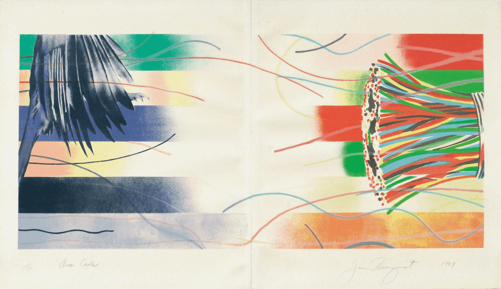 James Rosenquist, ‘Area Code’, 1969, Print, Lithograph, Castelli Graphics and Hollanders Workshop, Numbered, Dated