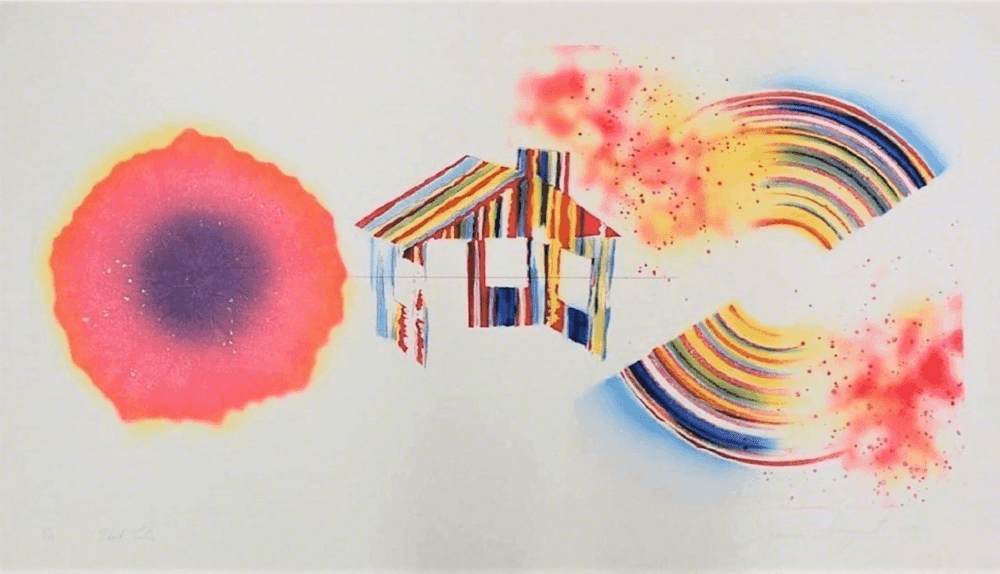 James Rosenquist, ‘Hot Lake (State I)’, 1978, Print, 1-color etching, aquatint with pochoirs printed on Pescia Italia, Multiples, Inc., Numbered, Dated