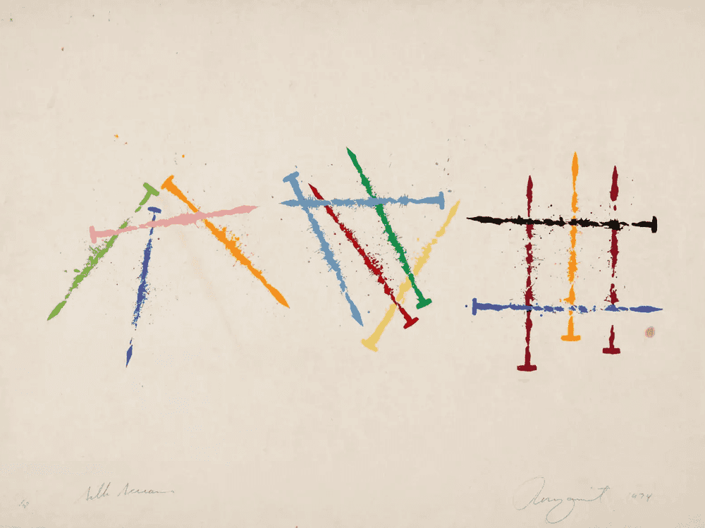 James Rosenquist, ‘Silk Screams’, 1974, Print, Screenprint in colors on Natsume paper, Multiples Inc. and Castelli Graphics, Numbered, Dated