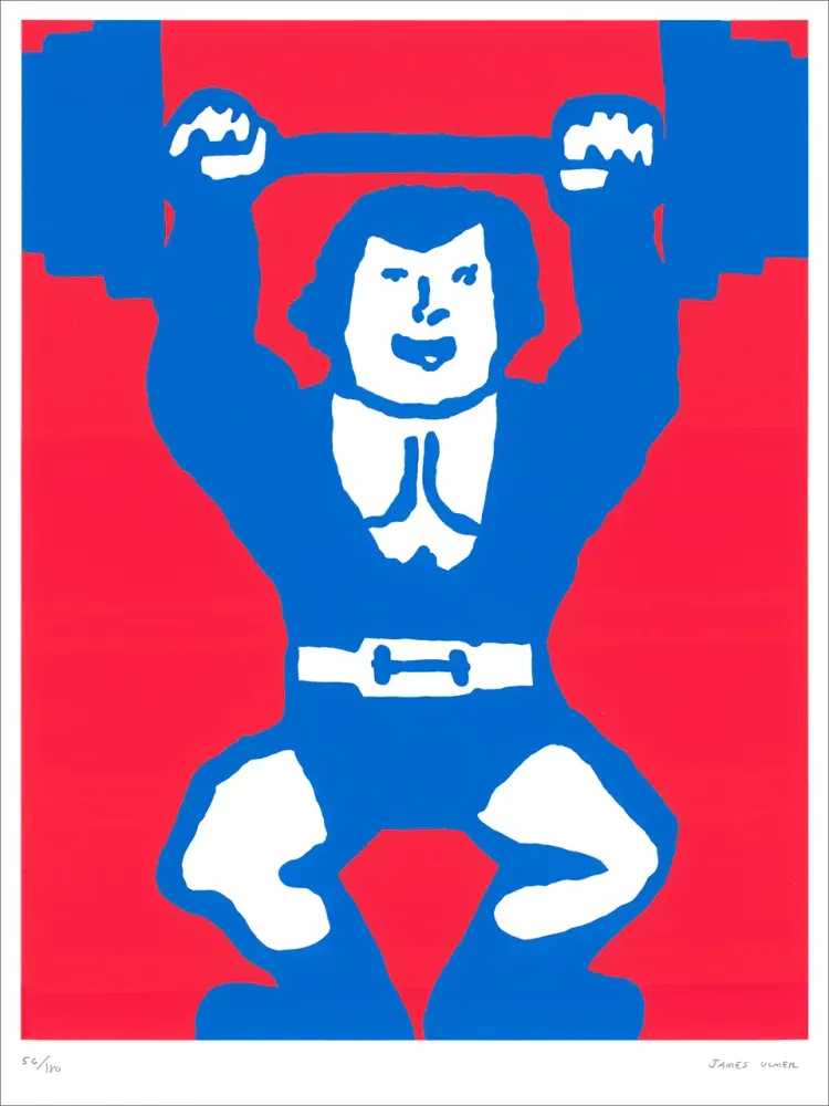 James Ulmer, ‘Mr. Muscle’, 2017, Print, 2 color screenprint on French 100lb cover, null, Numbered