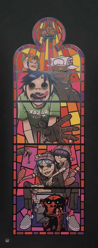 Jamie Hewlett, ‘Small Window Left’, 09-02-2006, Print, Lithograph + Screenprint, Pictures On Walls, Numbered