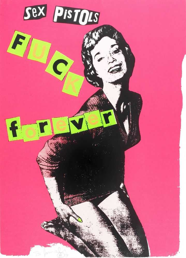 Jamie Reid, ‘Fuck Forever (Fuchsia)’, 1997, Print, Screenprint in colours, null, Numbered, Dated