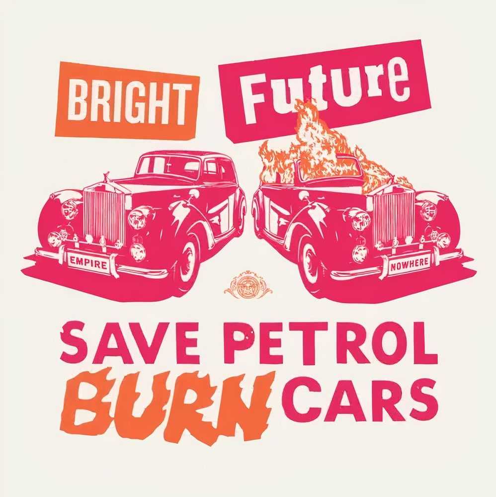 Jamie Reid, ‘Bright Future (Pink & Orange)’, 22-05-2012, Print, Screenprint in colours on Cotton Rag Archival paper, Paul Stolper Gallery, Numbered