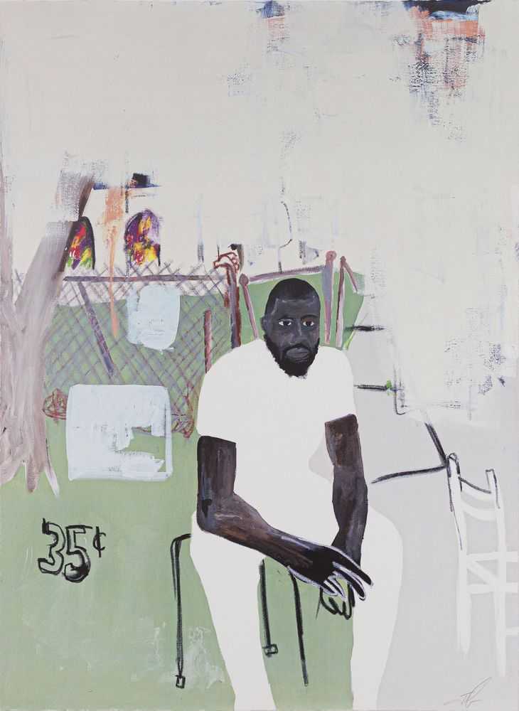 Jammie Holmes, ‘A Self Portrait Of An Artist On Narrow Street’, 06-08-2020, Print, 4 colour Process Serigraph Print on Mohawk Superfine UltraWhite, 160 lb cover, Louis Buhl & Co, Numbered