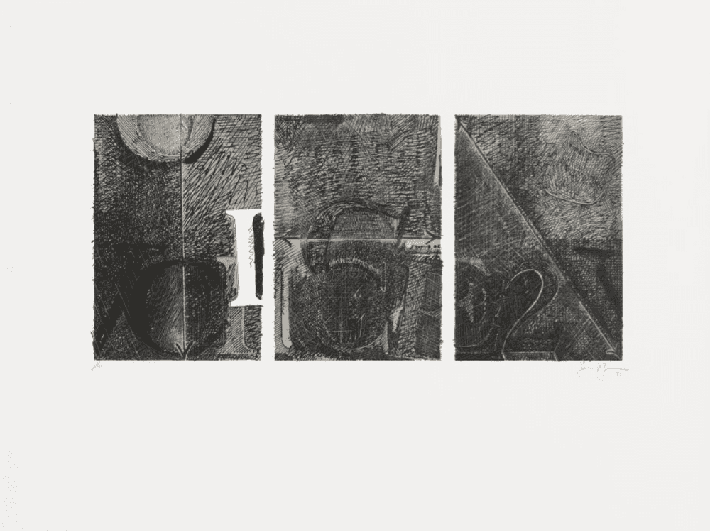 Jasper Johns, ‘Voice II’, 1983, Print, Lithograph, null, Numbered, Dated