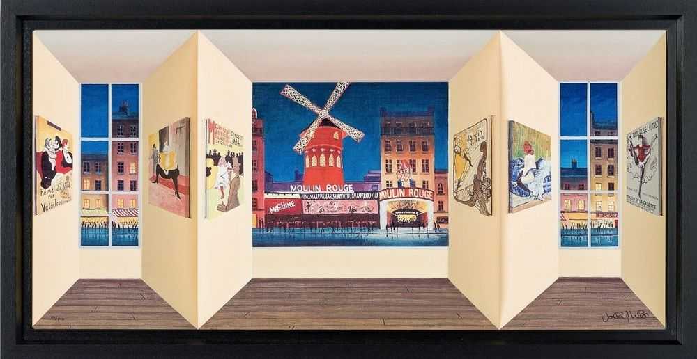 John D Wilson, ‘Moulin Rouge’, 2024, Print, Fine Art Print, Castle Fine Art, Numbered, Framed