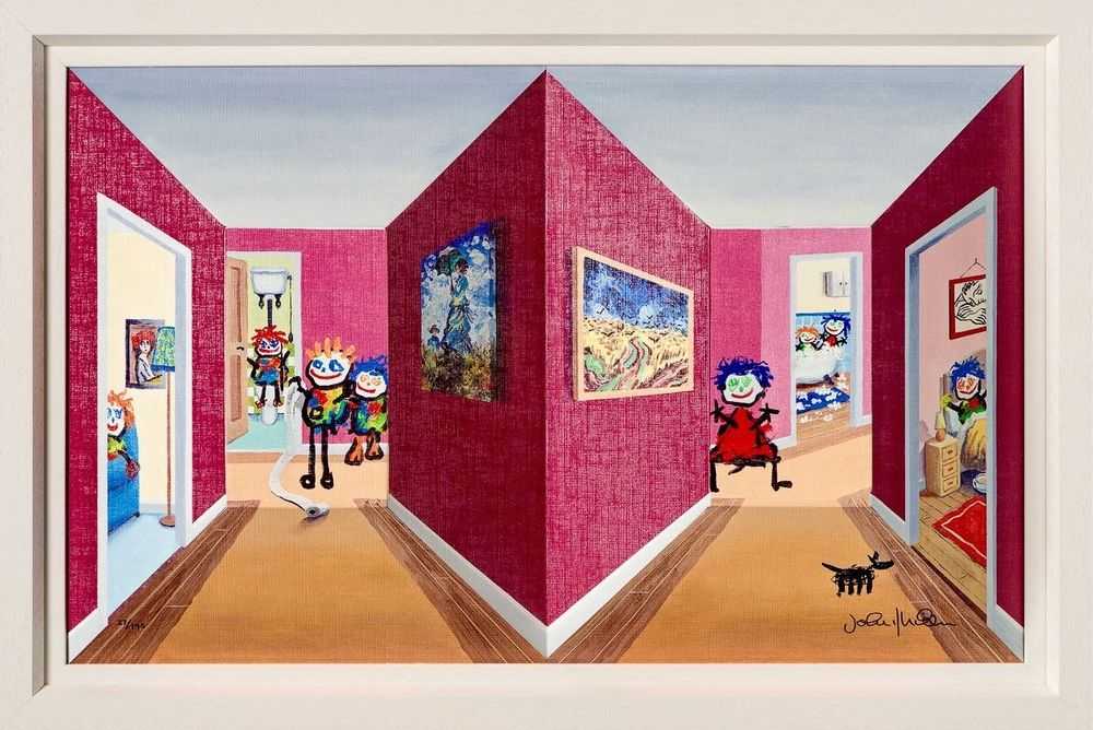 John D Wilson, ‘Our Family’, 2024, Print, 3D Wall Sculpture, Castle Fine Art, Numbered, Framed