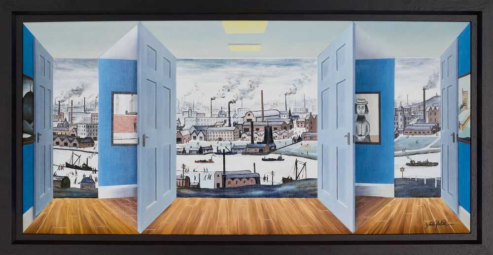 John D Wilson, ‘River Scene’, 2016, Print, 3D Wall Sculpture, Castle Fine Art, Numbered, Framed