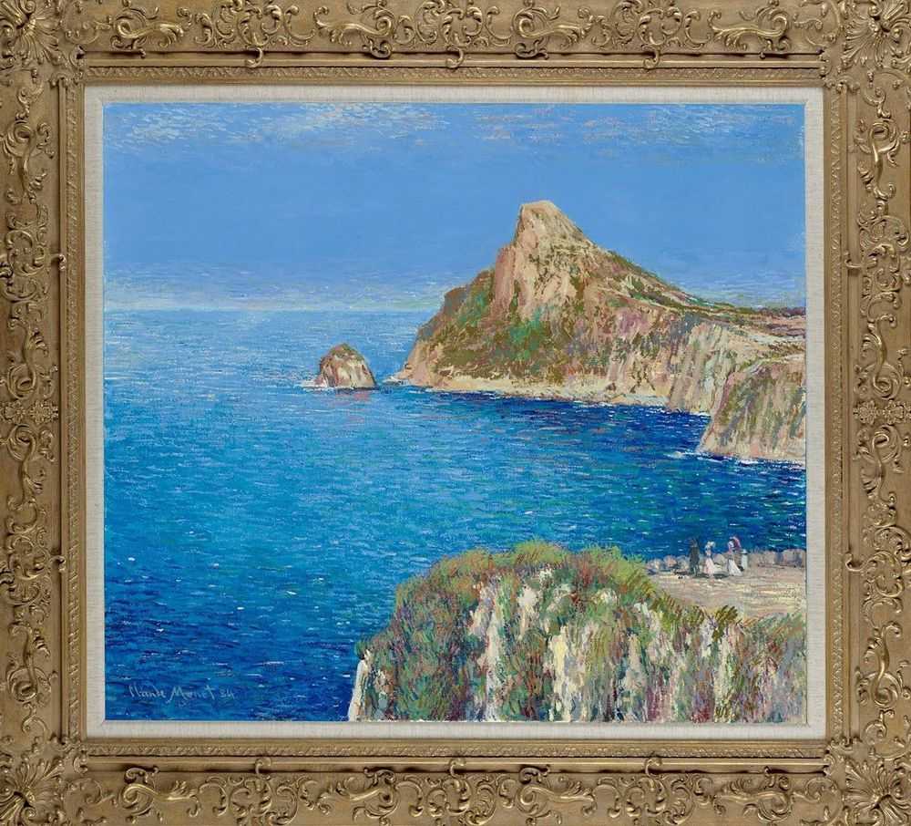 John Myatt, ‘Cap Formentor In The Style of Claude Monet, 1884’, 2016, Print, Fine Art Print, Castle Fine Art, Numbered, Framed