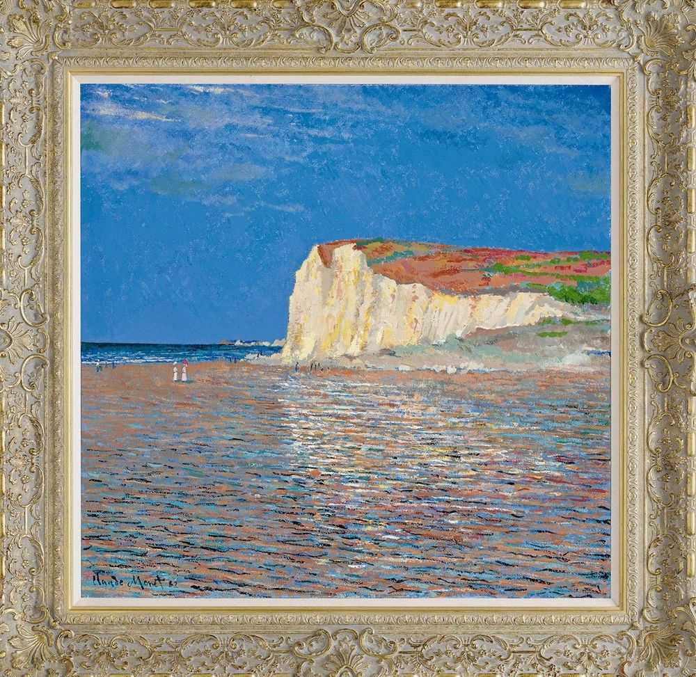John Myatt, ‘Low Tide At Pourville (In The Style Of Claude Monet)’, 2015, Print, Stretched canvas, Castle Fine Art, Numbered, Framed