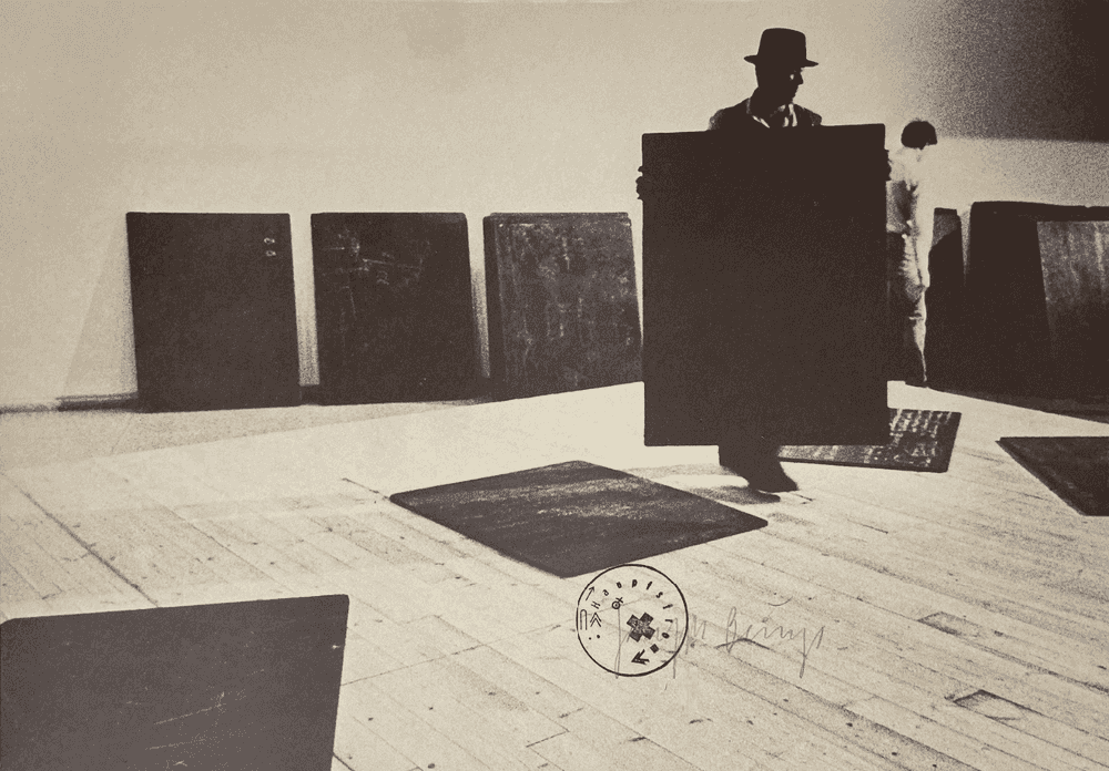 Joseph Beuys, ‘Aufbau’, 1977, Print, Offset lithograph on grey cardboard, null, Numbered