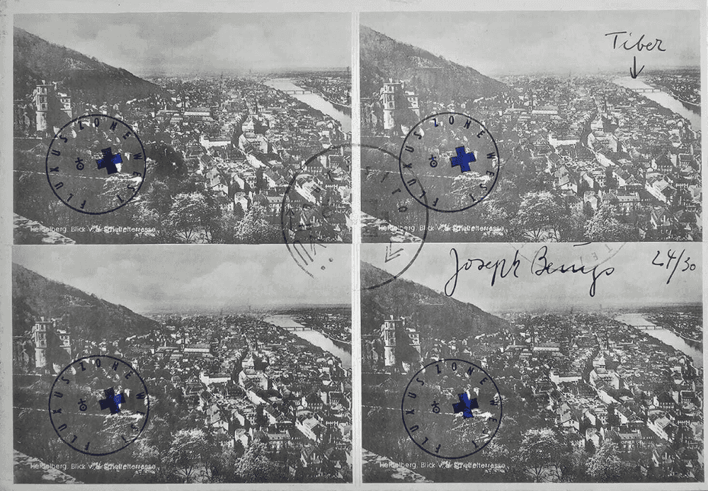 Joseph Beuys, ‘Heidelberg’, 1970, Print, Offset on cardboard, multiple stamped, null, Numbered