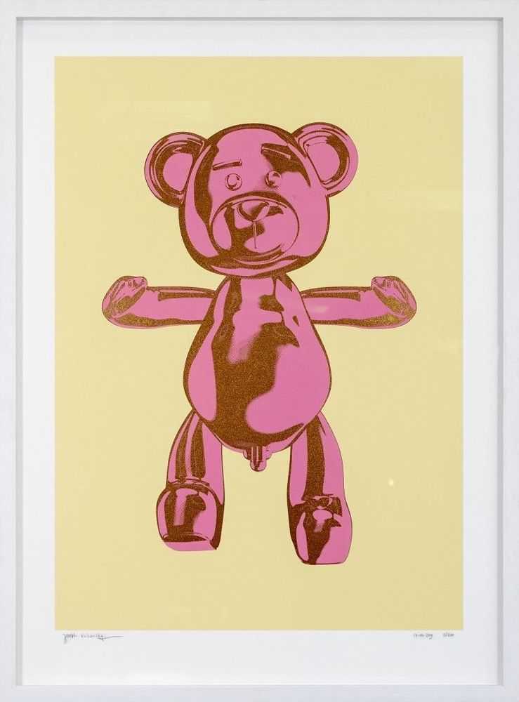 Joseph Klibansky, ‘Bare Hug (Strawberry Chocolate Vanilla)’, 2019, Print, Archival cotton paper museum glass screen print ink wood and aluminum frame, Self Released, Numbered, Dated, Framed