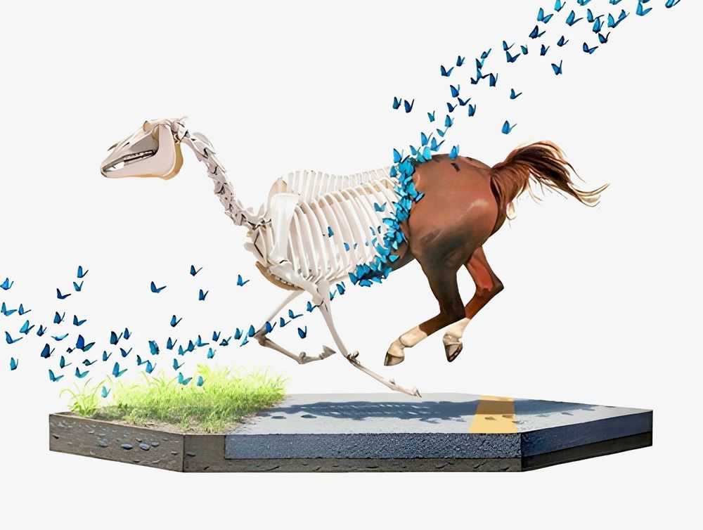 Josh Keyes, ‘Shedding’, 16-01-2010, Print, Giclee Print, Jonathan LeVine Gallery, Numbered