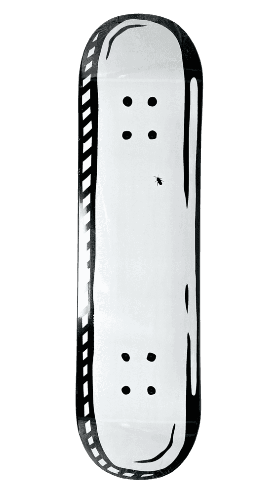 Joshua Vides, ‘Reality to Idea Skatedeck’, 2018, Collectible, Archival pigment-print transfer on a seven-layer maple skateboard deck., null,